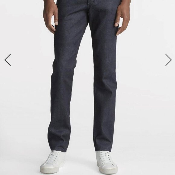 Rag & Bone Slim Fit Dark Indigo Authentic Stretch Jeans - Picture 4 of 10